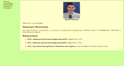 Desktop Screenshot of ahmed.ghoniem.info