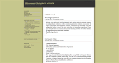 Desktop Screenshot of mohammad.ghoniem.info